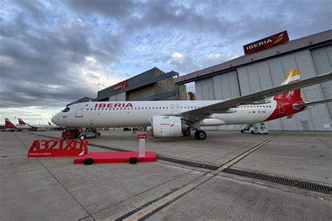 Iberia Airbus A321XLR Madrid Washington DC transatlantic service