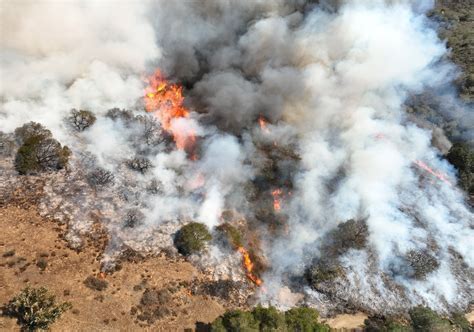 ikhana uav during nasa wildfire mapping mission