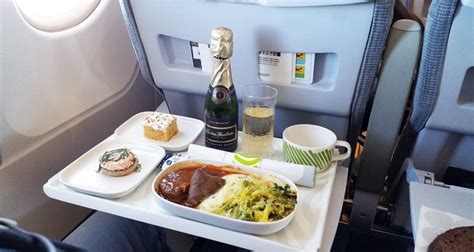 In-flight meal in Finnair Business Class