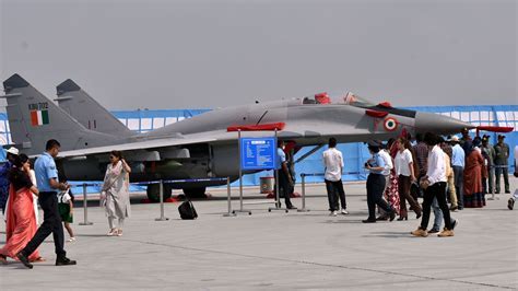 Indian Air Force MiG-21 Fishbed preparing for retirement ceremony