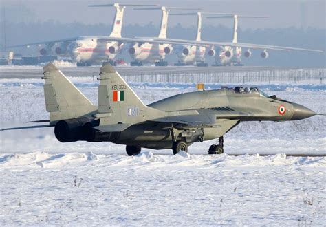 Indian Air Force MiG-27ML preparing for a bombing run, 2008