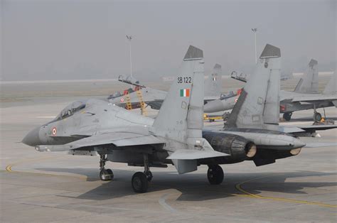 indian air force su-30mki in combat formation during bilateral exercise with usaf
