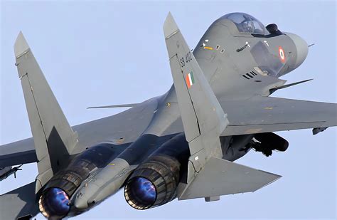 Indian Air Force Su-30MKI on runway before takeoff in 2025