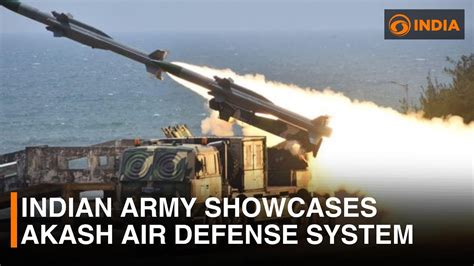 Indian Akash missile system in deployment mode at a northern command station