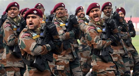 Indian military forces in action