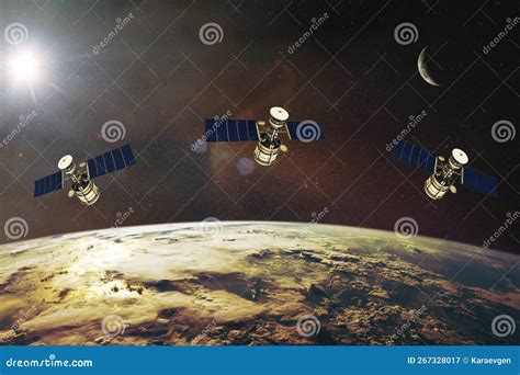 Indian military satellite rendering in Low Earth Orbit