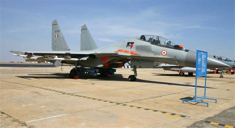 India’s Su-30MKI flying in formation amid defense ties with Russia