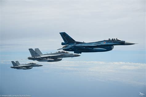 Indo-Pacific F-16 formation flight during integrated trilateral exercise
