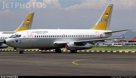 Indonesian Air Force Boeing 737-200 AI-7304 military transport