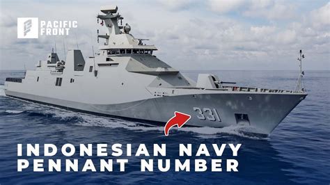 Indonesian Navy warships patrolling island archipelago waters