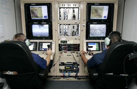 Inside a classified drone control room during a live combat mission