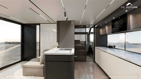 inside view of pininfarina ai transformer home living space with panoramic windows