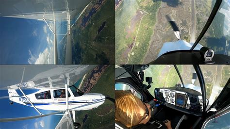 instructor and student preparing aerobatic aircraft for spin reversal training
