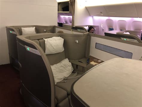 Interior of The Wing, Cathay Pacific’s First Class lounge at HKIA