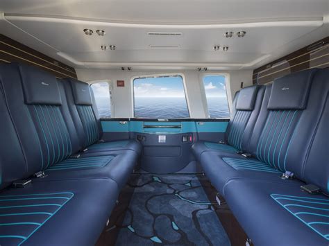 interior view volare helicopter flight