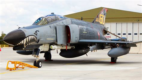 Iranian Air Force F-4E Phantom II still operational in the 2020s, photographed during military drills