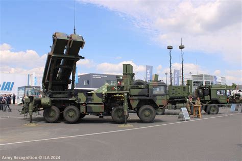 IRIS-T SLM air defense launcher intercepting incoming cruise missile during combat test