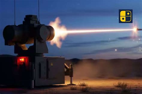 Iron Beam laser air defense system during live-fire trial in Israel