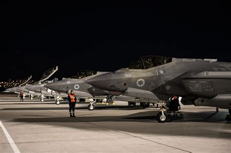 Israeli Air Force F-15D post-landing inspection