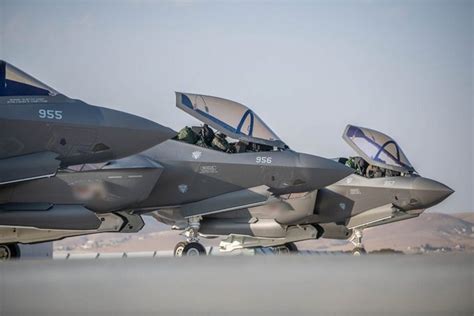 Israeli Air Force F-35I Adir on combat-ready standby at Nevatim Airbase, 2021