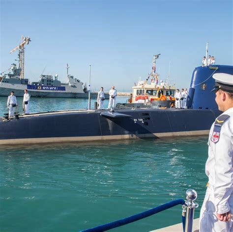 Israeli Navy submarine preparing Ninox 103 for test launch in operational trial