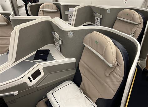 ita airways a350 business class italian cuisine and modern cabin style