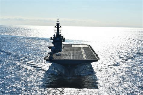 izumo class carrier with drone operations concept