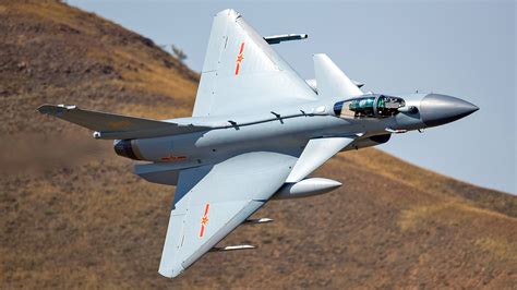 J-10C in afterburner flight test at Chengdu Aerospace facility