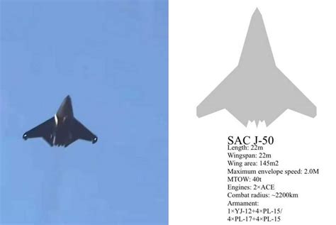 J-50 prototype flying over Chengdu skyline in twilight