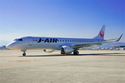J-AIR Embraer E190 Japan Airlines regional aircraft
