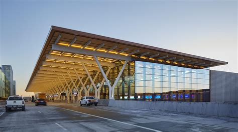 Jacksonville International Airport terminal exterior on a sunny day