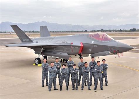 Japan Air Self-Defense Force F-35A pilot briefing