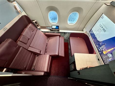 japan airlines a350-1000 first class suite with sofa and bed