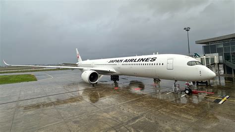 Japan Airlines Airbus A350-1000 JA10WJ test flight departing JFK Airport