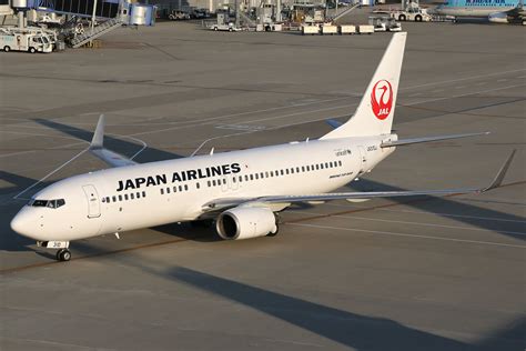 Japan Airlines aircraft with Mount Fuji in the background