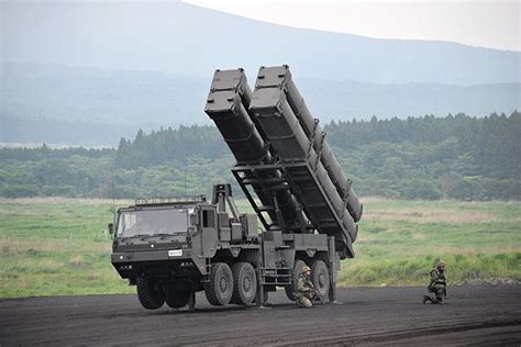 Japan Type 12 missile coastal defense launch vehicle