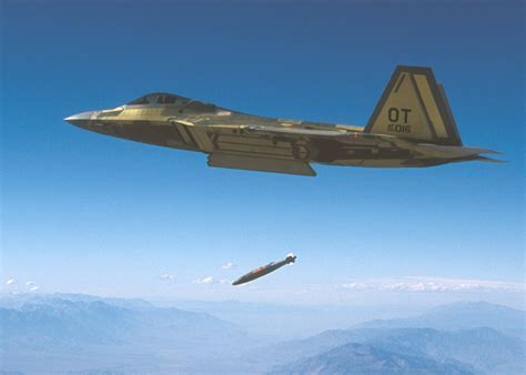 JDAM variants used by F-22 for different mission profiles