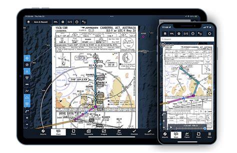 Jeppesen ForeFlight aviation navigation software and electronic flight bag