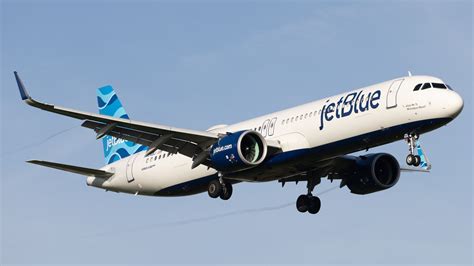 JetBlue Airbus A321neo aircraft powered by Pratt and Whitney geared turbofan engine