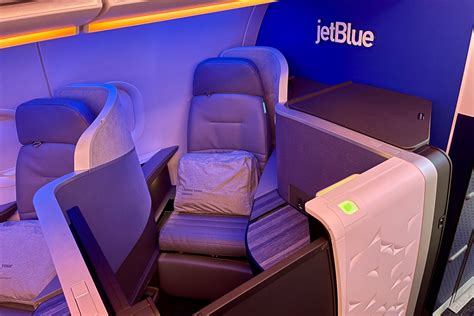 JetBlue Mint business class cabin interior with modern seating layout