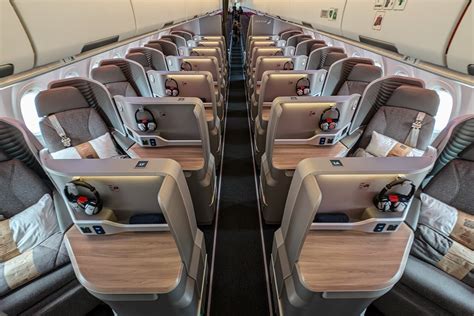 JetBlue Mint cabin interior with lie-flat seats