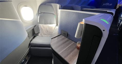 JetBlue Mint Studio large suite with bench seat transcontinental premium cabin