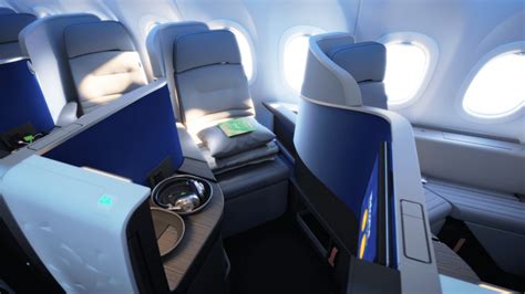JetBlue Mint suite with sliding door on transcontinental flight