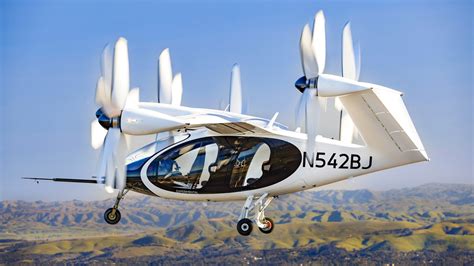 Joby Aviation electric vertical takeoff aircraft flying above Orlando city