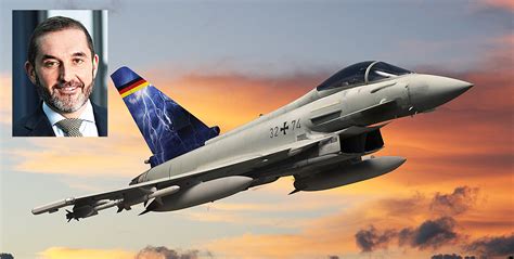 Jorge Tamarit Degenhardt, CEO of Eurofighter, briefing at Le Bourget 2025