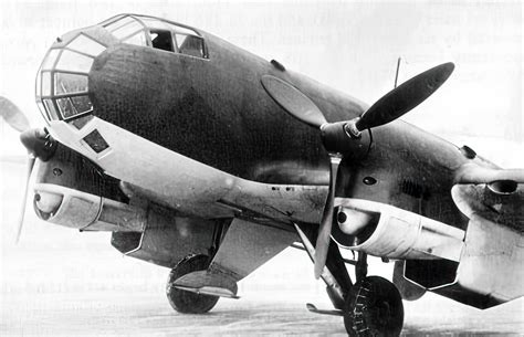 Junkers Ju 86R high-altitude reconnaissance aircraft with pressurized cabin