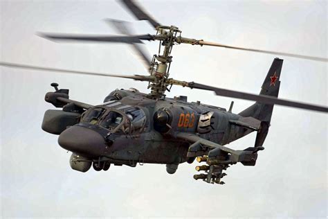 Ka-52 flying low over Ukrainian terrain