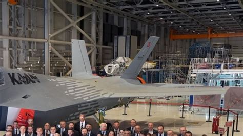 KAAN fighter prototype runway Turkey aerospace test flight scene
