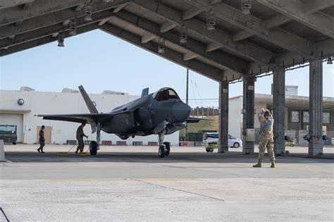 Kadena Air Base Okinawa Japan F-15EX F-35 aircraft