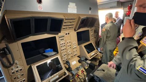KC-46 Remote Vision System operator station inside Pegasus cockpit